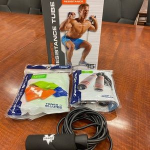 NEW Fitness Gear Bundle x3 with free jump rope